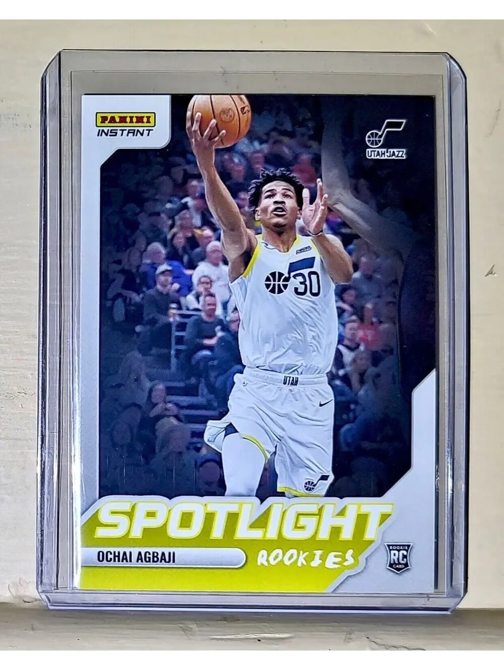 Ochai Agbaji 2022-23 Panini NBA #14 Spotlight Rookies Card 1/965